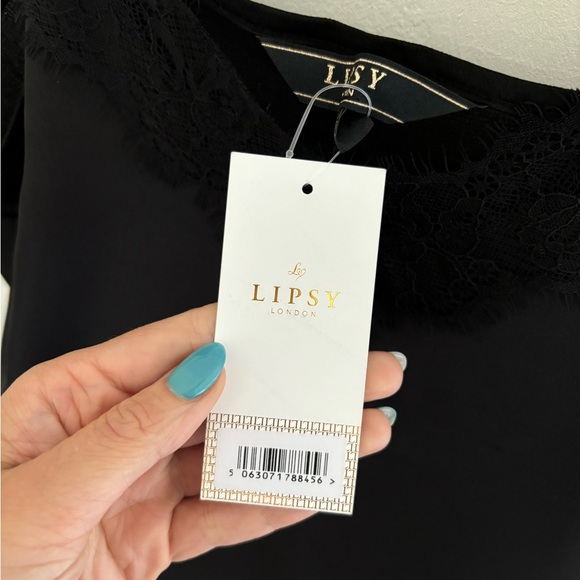 NWT Lipsy London Lace Trim Satin Cami - Picture 3 of 4